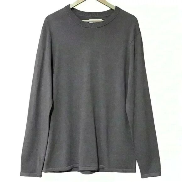 Artefact Brosnan Merino Wool Sweater L Sparrow Grey Cozy Warm NWT - Picture 1 of 6